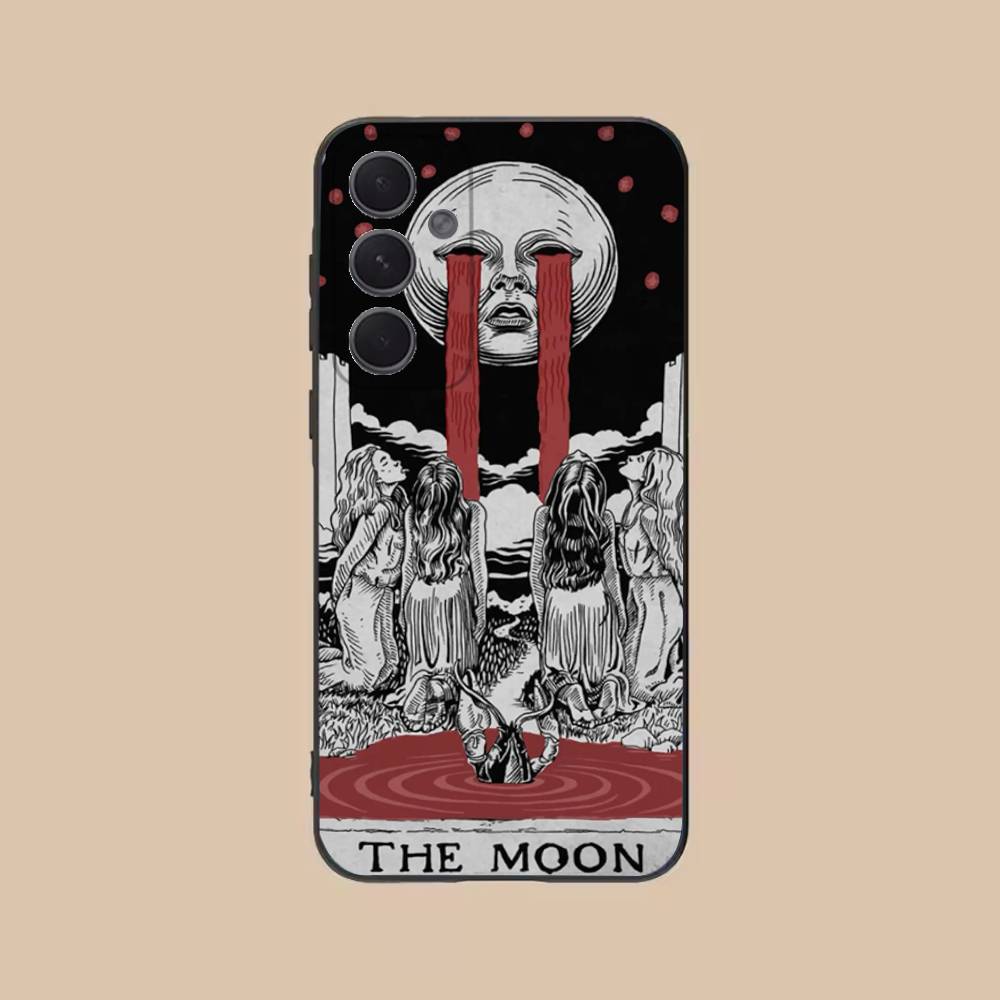 

Tarot Phone Case For Samsung S25,S24,S21,S22,S23,S30,Ultra,S20,Plus,Fe,Lite,Note,10,9,5G Black Cover SamsungS21ULTRA