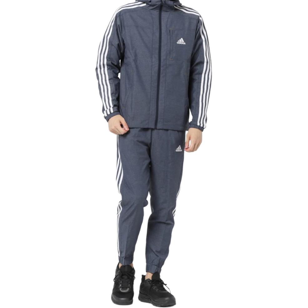 Adidas Jackets Men's Legend Blue Hooded Moderate Other IK7324
