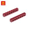 Non-Toxic 36Pcs/Lot 3702 1X8 Holes Thick Bulk Building Blocks Moc Accessories Compatible With Brick Toys Children Gift Box