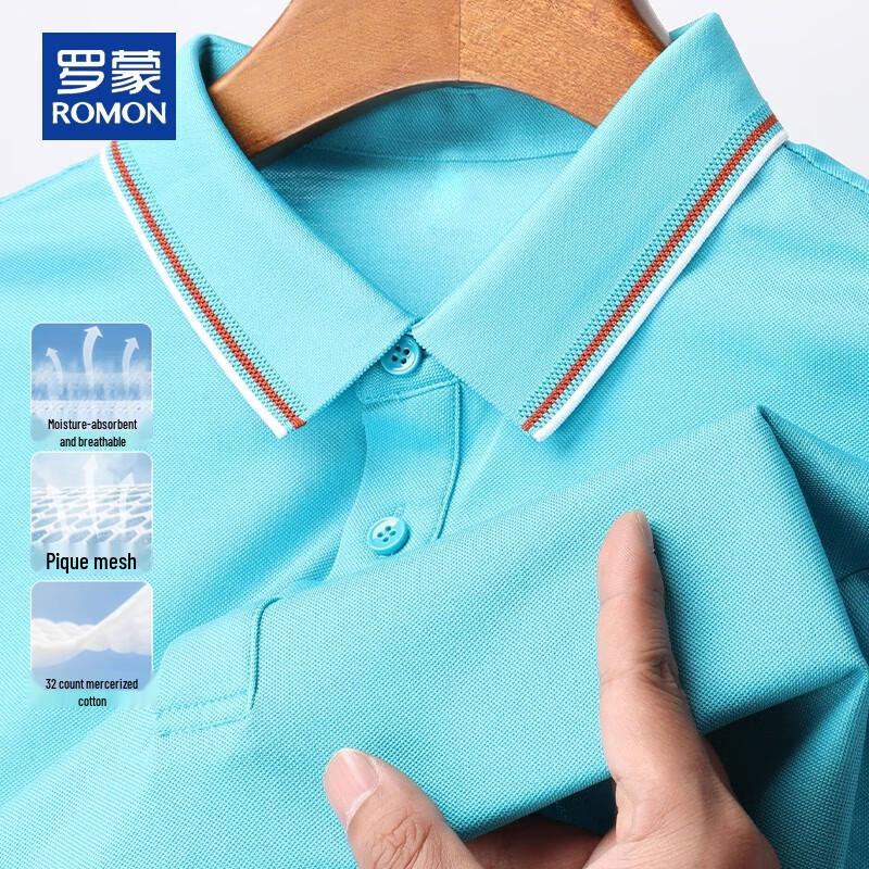 ROMON Men s Cool Thin Polo T-Shirt 3XL