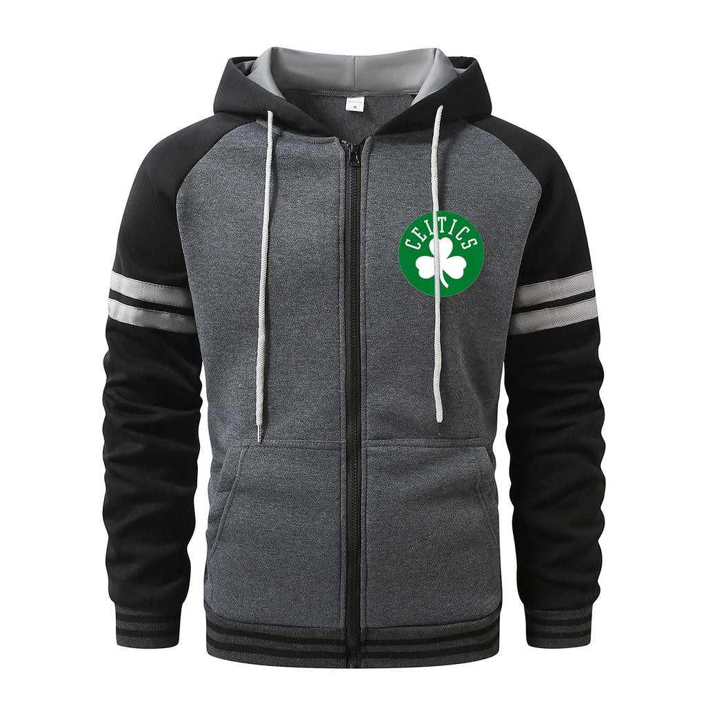 Pánské mikiny Kardigan Mikina na zip S kapucí Kapsa Sportovní a outdoorové Pánská móda Mikiny a mikiny Streetwear Ležérní Pánské kabáty