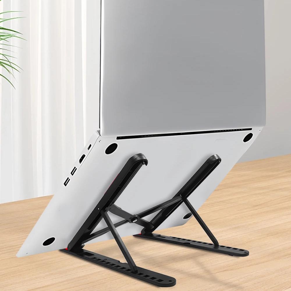 A9 Portable Laptop Stand 13 Height Adjustable Levels Foldable Notebook Desktop Riser Holder