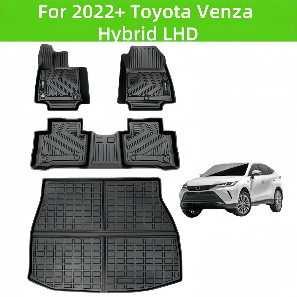 2022+ Venza Hybrid LHD TPE Car & Trunk Floor Mats