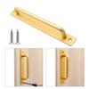 Schiebetürgriff Aluminiumlegierung Ziehen Schieben Holztürgriff Schiebetor Toilettentürgriff Fenstergriffe Beschläge