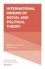 The International Origins of Social and Political Theory Book