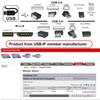 xiwai USB Male to Screw Mount Extension Cord 480Mbps Micro USB Female Extension Cable 2.0 Type-B - 3.0 Type-B