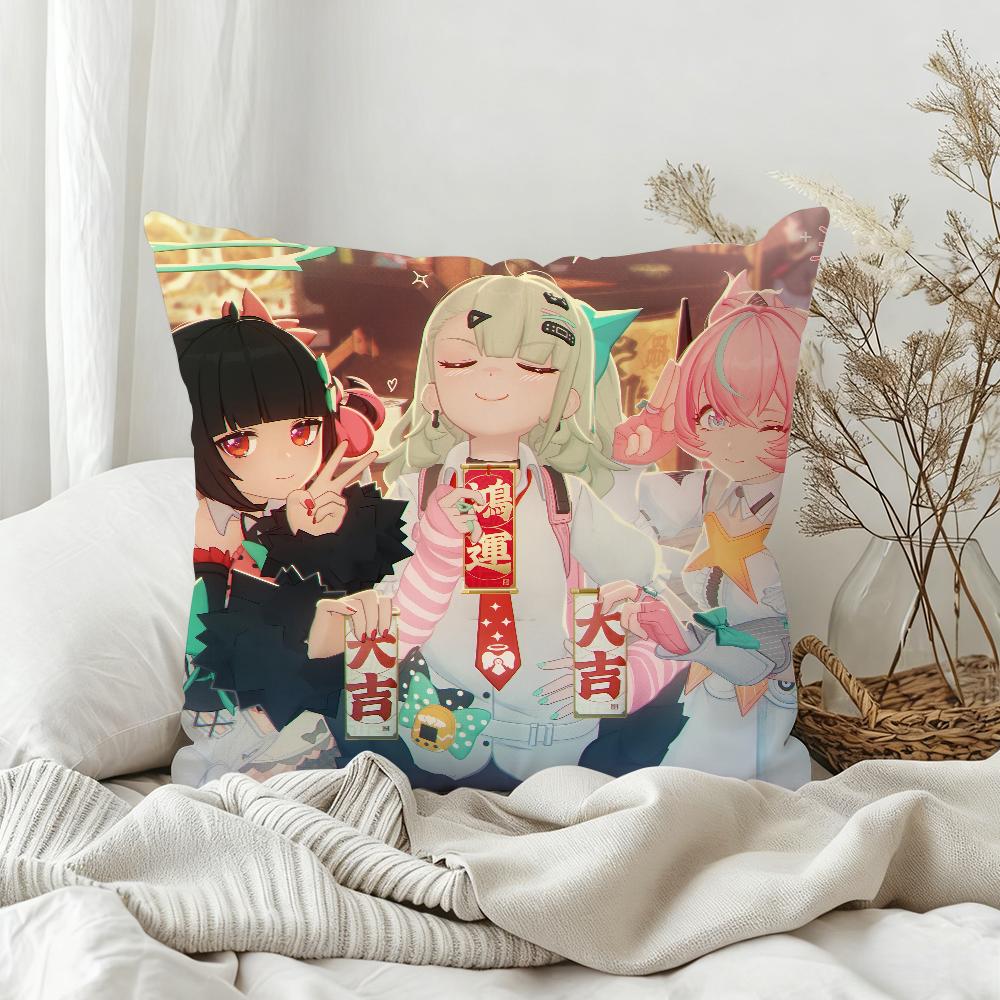 Zenless Zone Zero Angels of Delusion Pillow Case Sofa Living Room Bedroom Headboard Backrest Square Cushion Nap Time