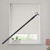 14"-24" Telescopic Draw Rod Easy to Pull The Window Shades Up and Down Drapery Adjustable Rod for Cordless Roller, Cellular Shades and Zebra Blinds