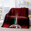 Ac Milan Personalized Name Blanket Multi-purpose Customizable Blanket Warmthful Decor Throw For Sofa Chair Office Couch All-Season Use