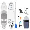 Inflatable Paddle Board 10.5 Foot Length PVC Stable Inflatable Stand Up Paddle Board for Youth and Adult