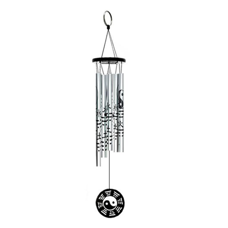 

Extra Small Bagua Wind Chime Pendant, Retro Metal Wind Chime, Retro Fortune Wind Chime, Garden Wind Chime Durable Easy Inst