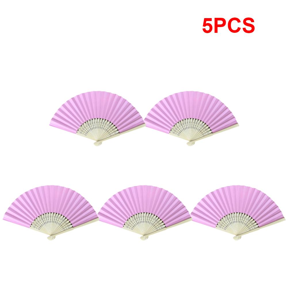 1-10 szt. Weselne wachlarze ręczne Biały papier Bambusowe wachlarze składane Niestandardowe ręcznie malowane DIY Dekoracja wachlarza ręcznego Prezenty malarskie dla dzieci