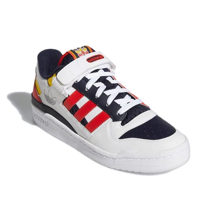 Adidas Forum Low Legend Ink Red Unisex Sneakers White Cloud-White GZ9112