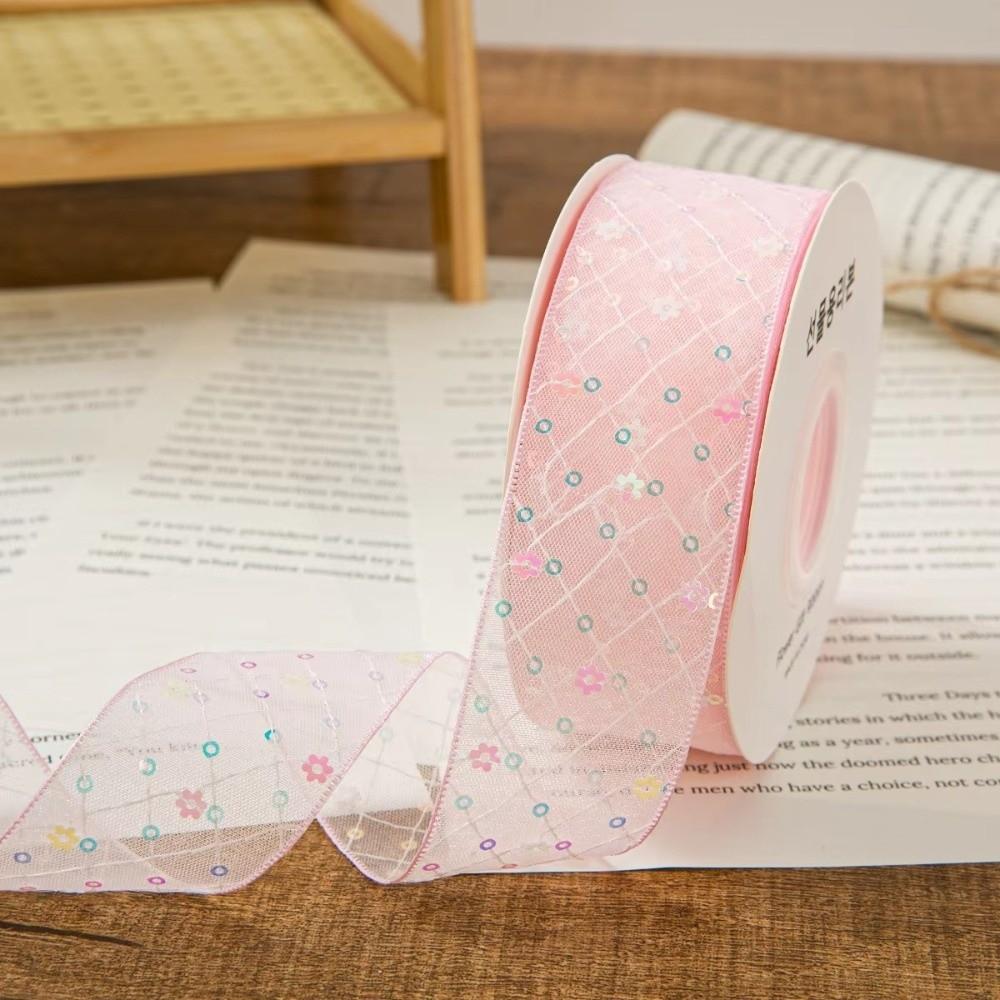 4cm Silk Ribbon Gift Wrapping Bouquets DIY Decor Creative Chiffon Ribbon