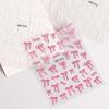 3D Cartoon Bow Nail Stickersdecals French Manicure Self-Adhesive Accessories Nail Art Decorations Beauty Tool