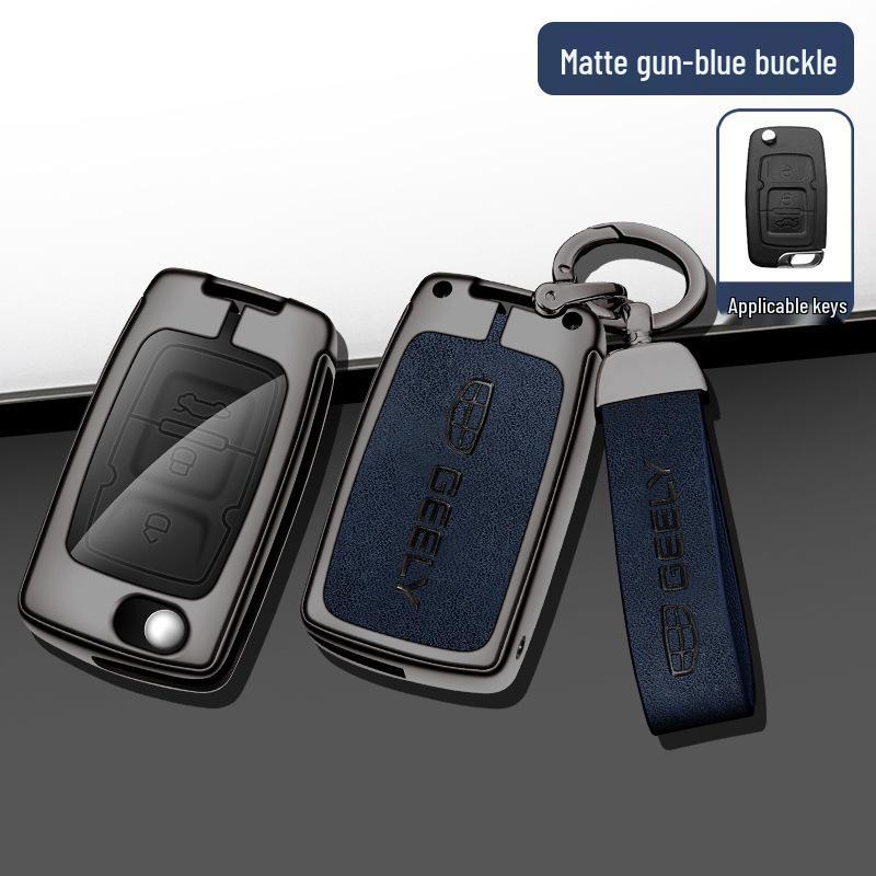 Geely Emgrand EC8/GX7 Key Cover with Metal Shell & Leather Bag