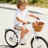 Bike Basket For Front Handlebar Kid Adult Handlebar Wicker Basket Bike Decoration With Leather Straps Accessories Basket
