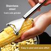 2 Pcs Stainless Steel Peelers Corn Remover Kitchen Household Corn Peeler Fishing Tool