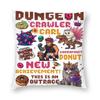 Mongo Is Appalled Pillowcase Printed Polyester Cushion Cover Decorative Dungeon Crawler Carl Throw Pillow Case Cover Home Zipper