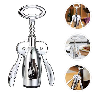 Stainless Steel Wine Opener, Heavy Duty Corkscrew Set For Home Bar, Ideal Graduation Retirement Gift For Men Women, Easy To Use Professional Sommelier