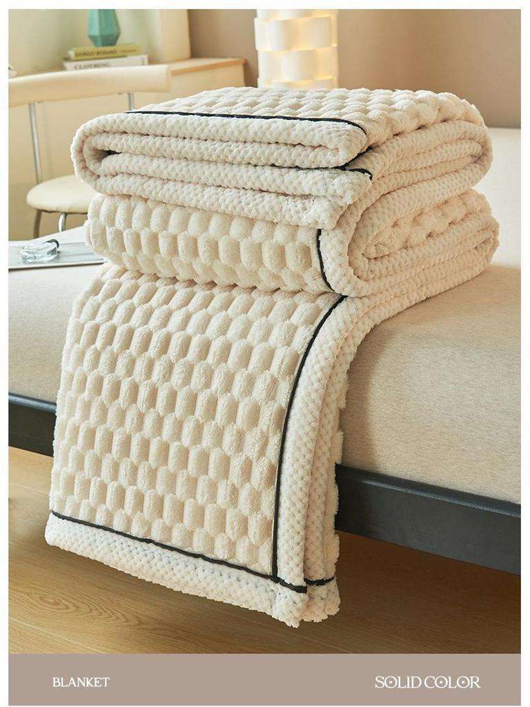 Doppellagige verdickte Winter Schildkröten Samt Korallenfleece Decke