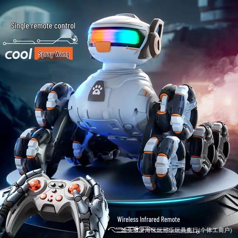 

Умная собака-робот с дистанционным управлением: Интерактивная трюковая машина для детей со светом и музыкой Standard: 1 Lithium Battery