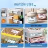 Waterproof Tearable Date Labels for Frozen Food - Writable, No-Trace Adhesive