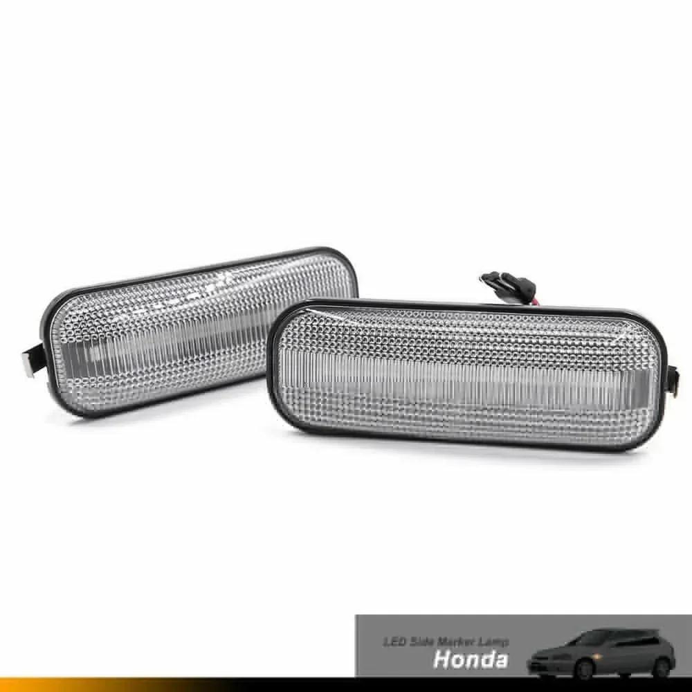 2pcs Accessories Side Marker Lamp For 96-01 Honda Civic EK EJ CR-V RD IP67 Waterproof Amber LED Front Fender Side Marker Light