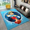 1pc Pinocchio Pattern Area Rug Soft Flannel Floor Mat for Living Room, Bedroom, Sofa Coffee Table Floor Mat