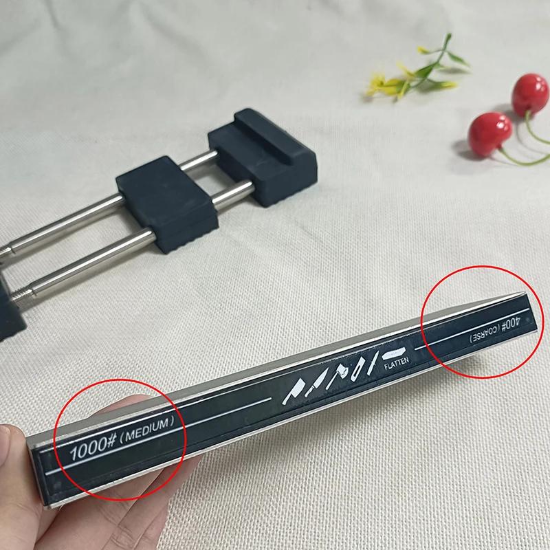 Professional Diamond Knife Sharpeners 400# & 1000# Sharpening Stone Woodwork Grinding System Whetstone Accessory Anti-slip Base