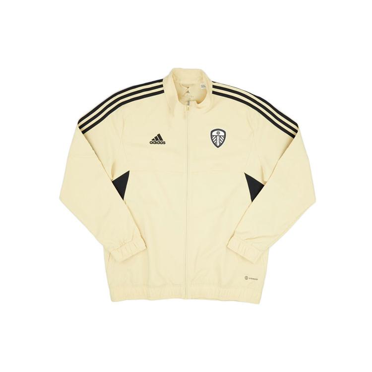 Куртки и Пальто Adidas Leeds United Сезон 2022 23, Футбольный Мяч Клуба Leeds United Мужской Бежевый HD2270 S