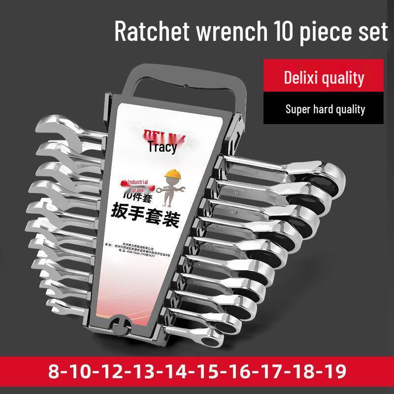 Obousměrná ráčna Sadu oboustranných klíčů - Rychlé šetření práce, Otevřený a Očkový konec, Nářadí pro autoopravy.