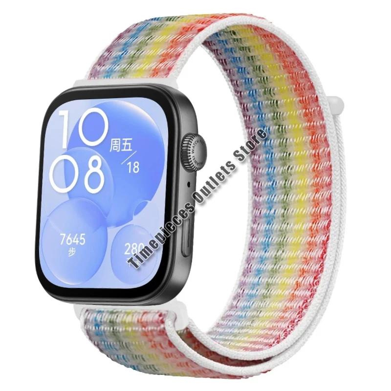 Nylon Loop Strap For Huawei Watch Fit 3 Sport Breathable Replacement Bracelet Wristband For Huawei Watch Fit 3 Belt Accessories
