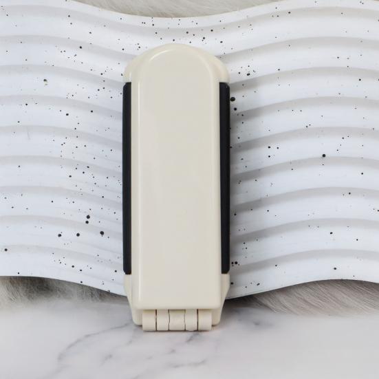 Portable Folding Hair Brush with Mirror Soft Bristles Scalp Massage Portable Anti-static Air Cushion Comb Men Women Hair Styling Detangling Tools