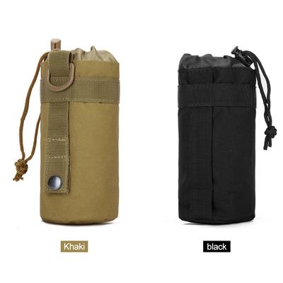 Tactical Molle Water Bottle Bag Military Outdoor Camping Hiking Drawstring Water Bottle Holder Multifunction Bottle Pouch