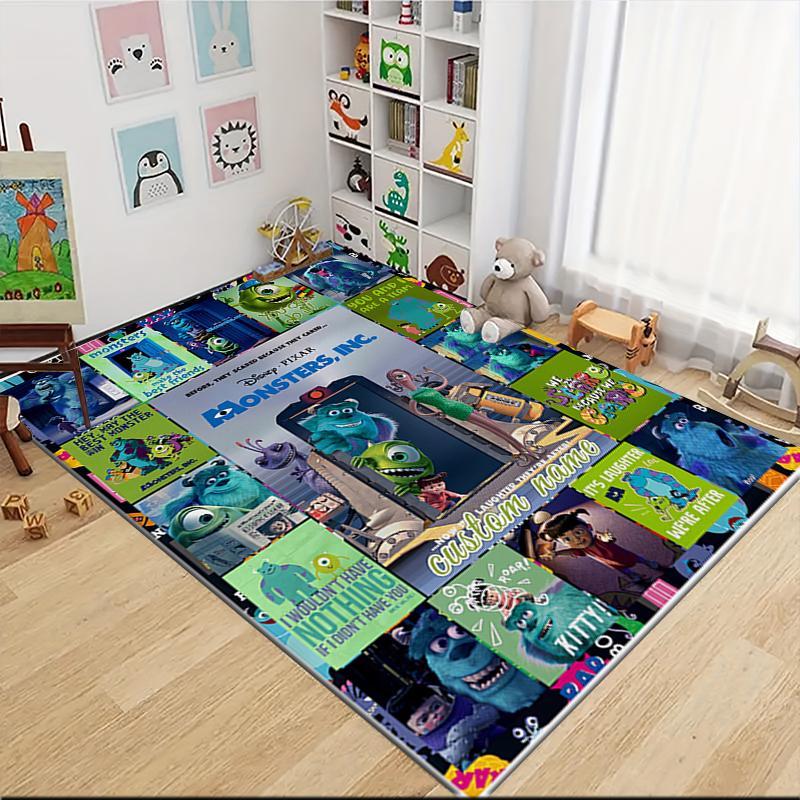 Custom Name "Aladdin's Magical Adventure" Carpet Rug Customizable Soft Washable Anti-Slip Home Living Room Sofa Mats Personalized Rug. 0909187