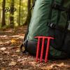 Tent Pegs Set 10Pcs Plastic Screw-in Stake, Heavy Duty T-shaped Canopy Peg, Stakes Windproof Spiral Ground Stake for Outdoor Camping Hiking Garden