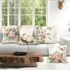 Retro Floral Design Cushions Pillowcase Polyester Cushion Cover Throw Pillow Pillowcover Home Car Sofa Decor