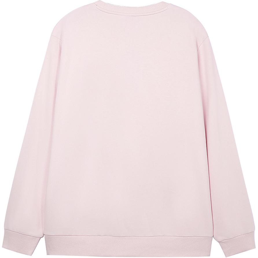 Skechers Sports Alliance Series Comfortable Warm Crew Neck Long Sleeve Sweatshirt Unisex Sweatshirt Light-Purple Pink L424U099-00EJ