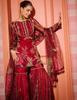 Dames Designer Feestkleding Zachte Organza Salwar Pak Sharara Set Indiase Etnische Bollywood