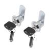 2pcs Cylinder Cam Locks RV Compartment Lock Keyed Alike Cam Locks Tool Box Replacement Hardware