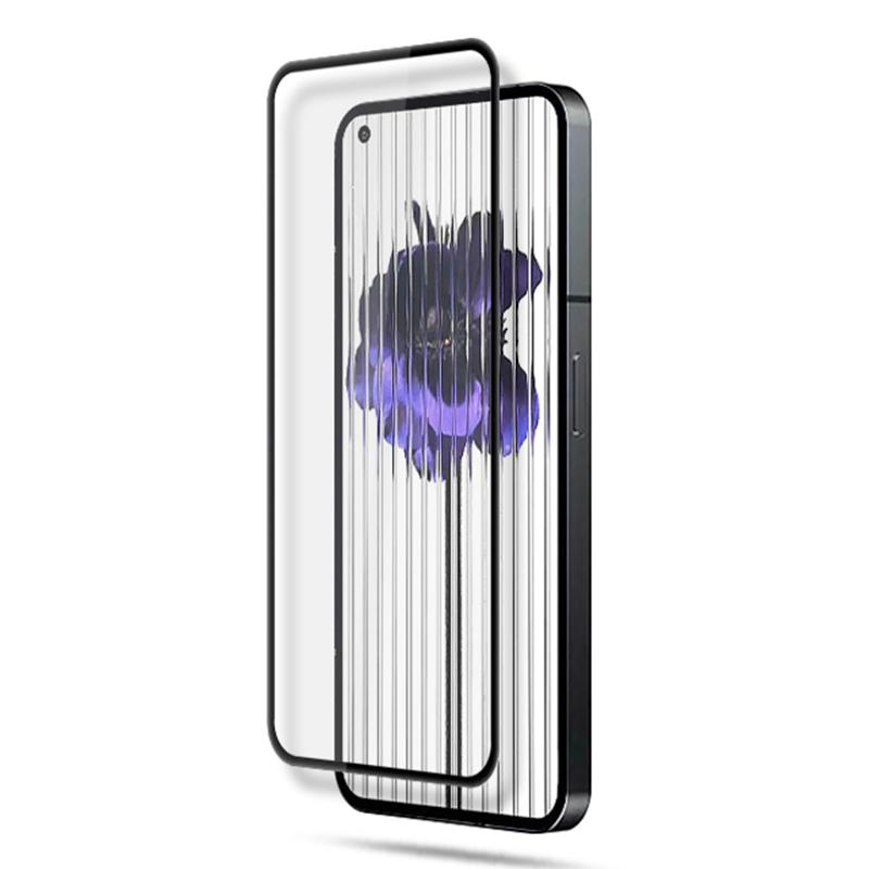

MOCOLO For Nothing phone (1) 5G Tempered Glass Full Glue Silk Printing Full Screen Protector Secondary Strengthening HD Clear Film Black