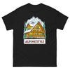 Alpenstil Berg-Skigebiet Stadt T-Shirt