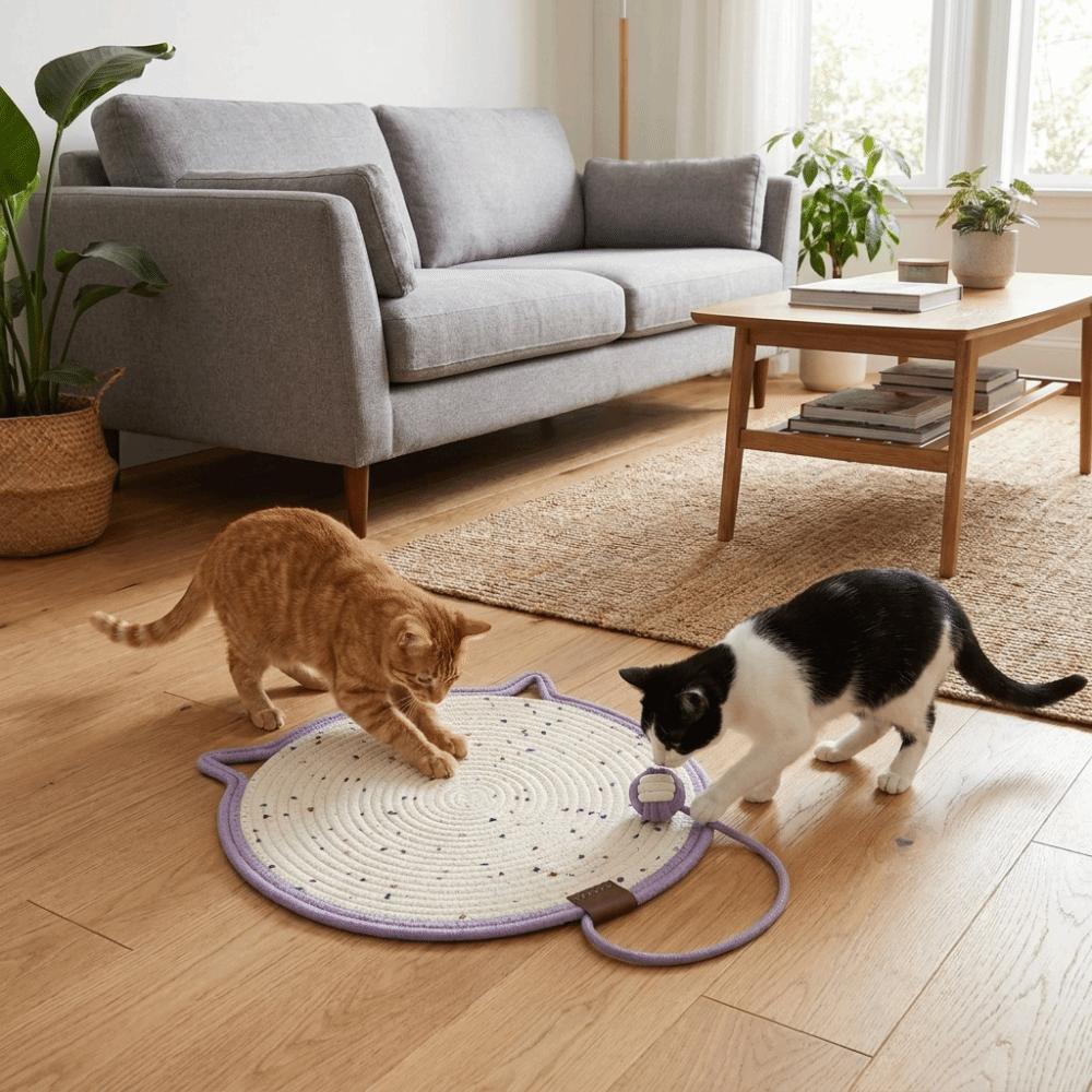 Scratch Resistant Cat Scratching Toy Wear-Resistant Dog Mattress Cat Climbing Mat  Indoor Use