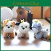 Puppy Keychain Plush Stuffed Toy Backpack Accessory Gift For Nursery Decor