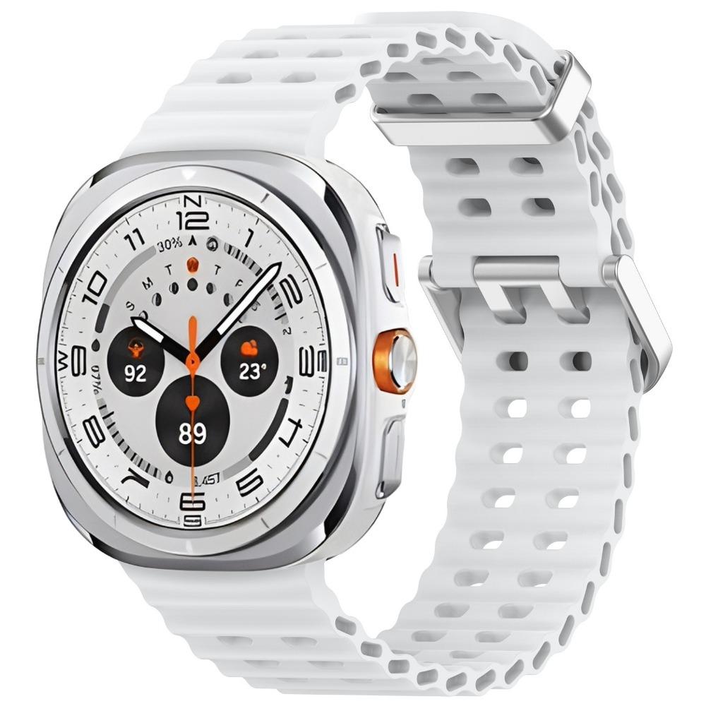 

Ocean Silicone Band for Samsung Galaxy Watch Ultra 47mm Original Breathable Wristband Correa Galaxy Watch 8-7 Ultra 47mm Strap Galaxy Ultra 47mm