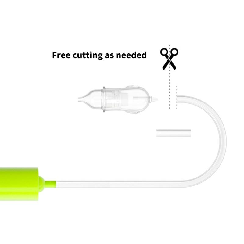 Portable Baby Nasal Aspirator With Hygienic Anti Backflow Design Gentle Hand Controlled Suction Quiet Operation