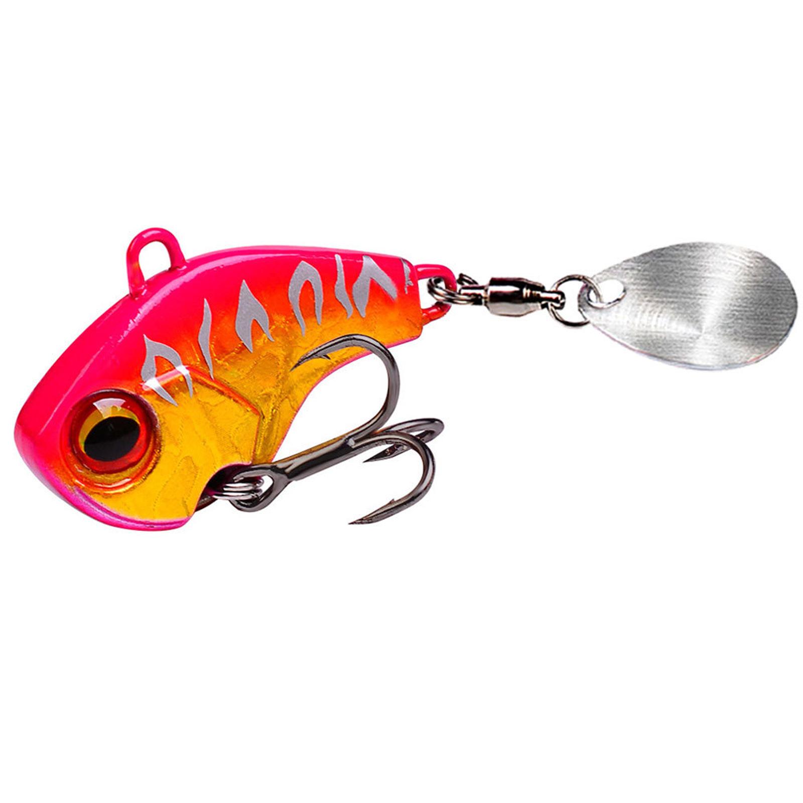 Long-Range Sequined Submerged Rotating Vibrating Fish for Saltwater One Size