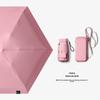 Compact Five-Fold Mini Sunscreen Umbrella: Stylish Women's Pocket Sunshade & Rain Protector