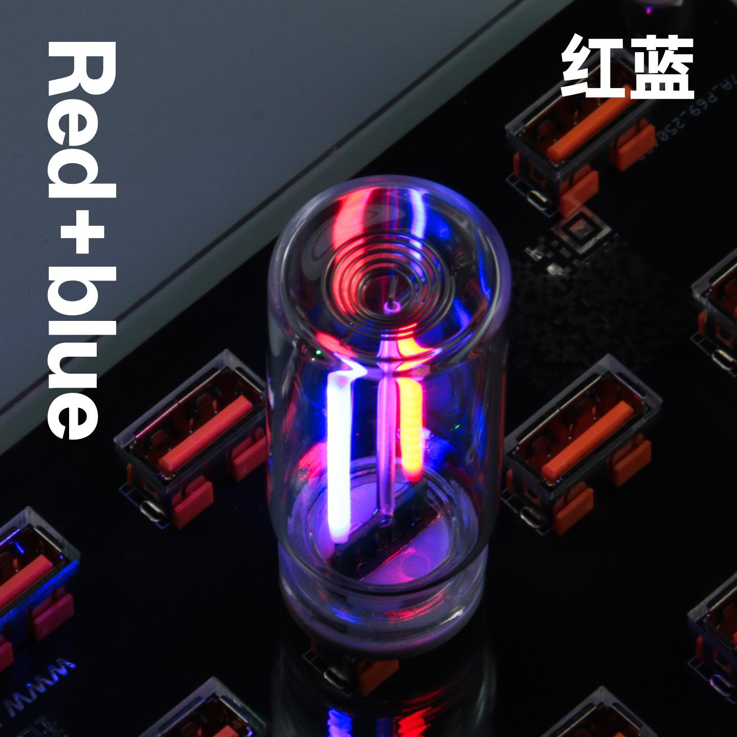 2 Color LED Filament Bedroom Night Decoration USB Car LED Light Touch Control Atmosphere Lights Bulb Incandescent Lamp Red Blue